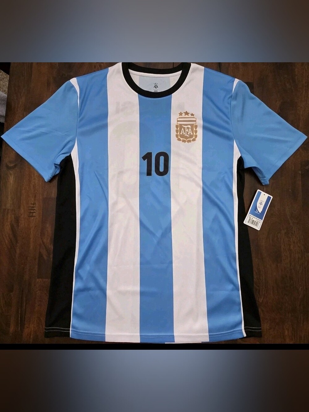 Official AFA Argentina 3-Star Messi #10 Home Jersey BNWT - Size Medium